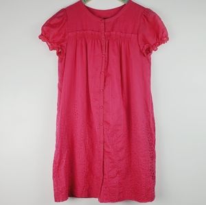 Ali Ro Floral Laser Cut Embroidered Silk Dress 4